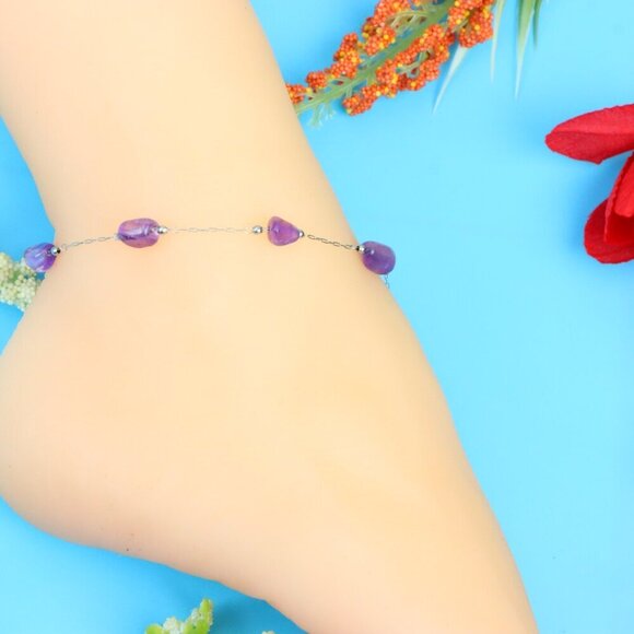 Elegant Handmade Anklet – Perfect for Women & Girls | Ideal Gift Option, DYC1610 - Picture 1 of 10